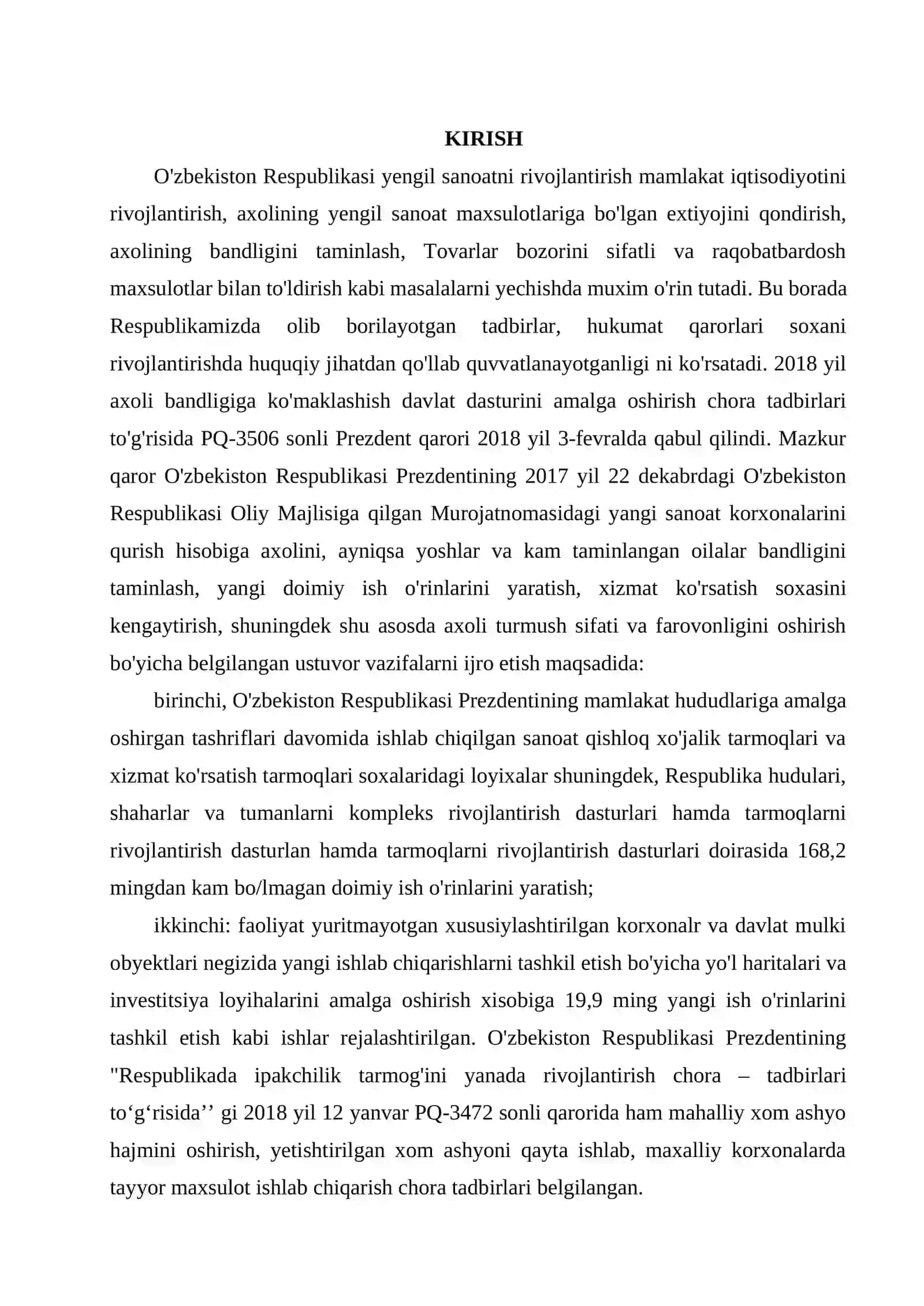 TEXNOLOGIK JARAYONLARNI LOYIHALASH 3