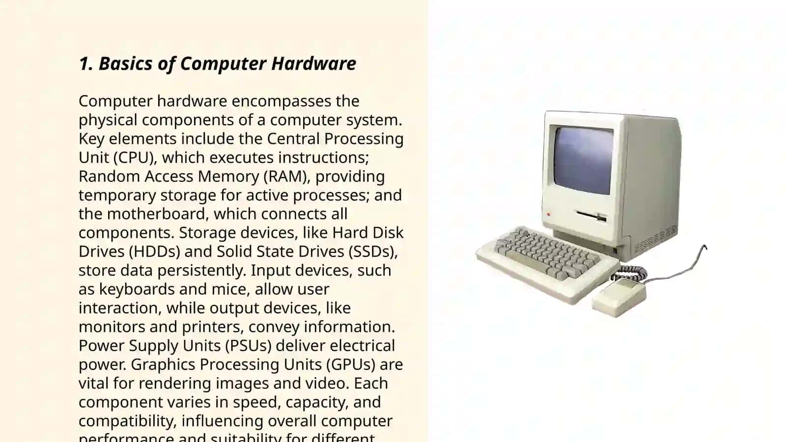 Basics of Computer Hardware 3