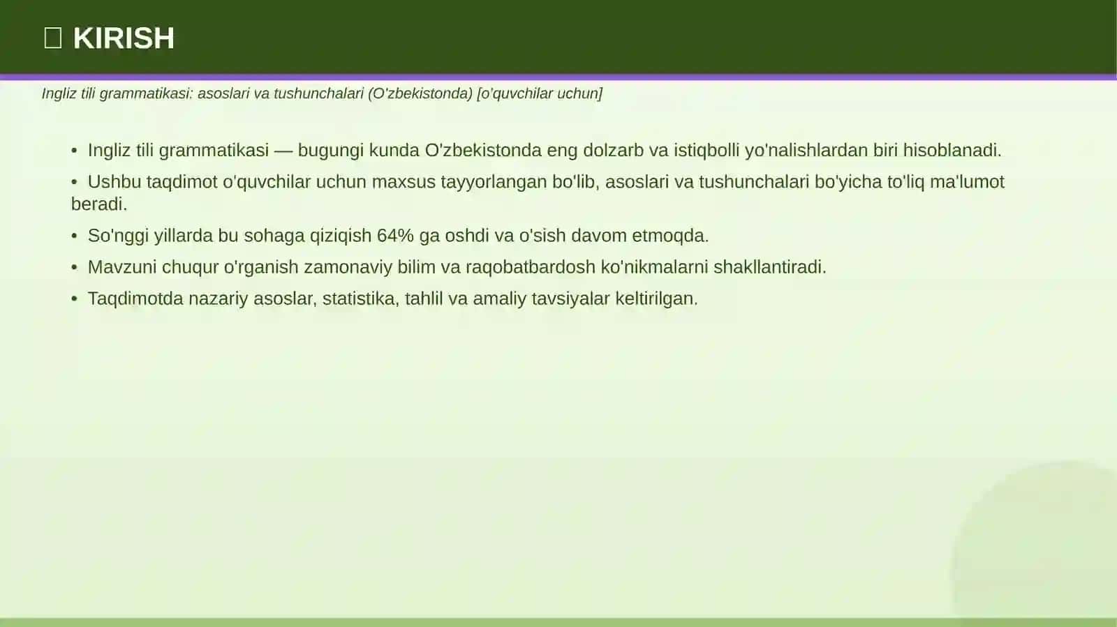 INGLIZ TILI GRAMMATIKASI 3
