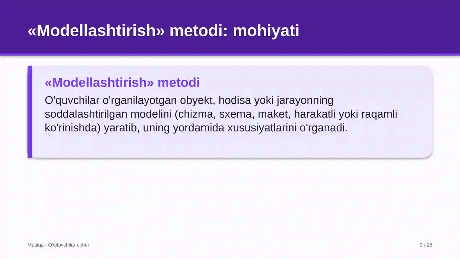 musiqa darslarida modellashtirish metodidan foydalanish 3205 3