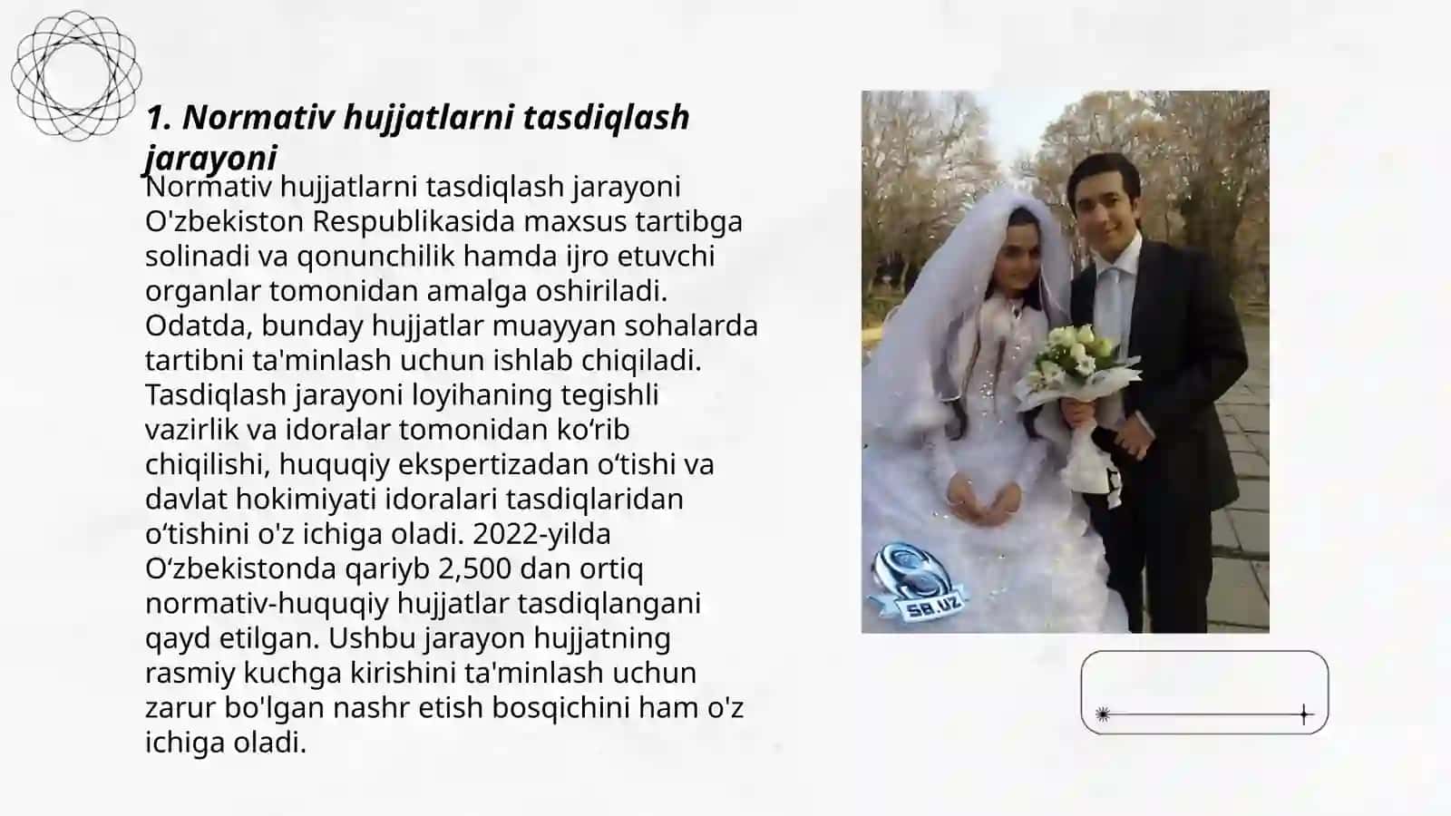 Normativ xo‘jjatlarni tekshirish, qayta ko‘rib chiqish 3