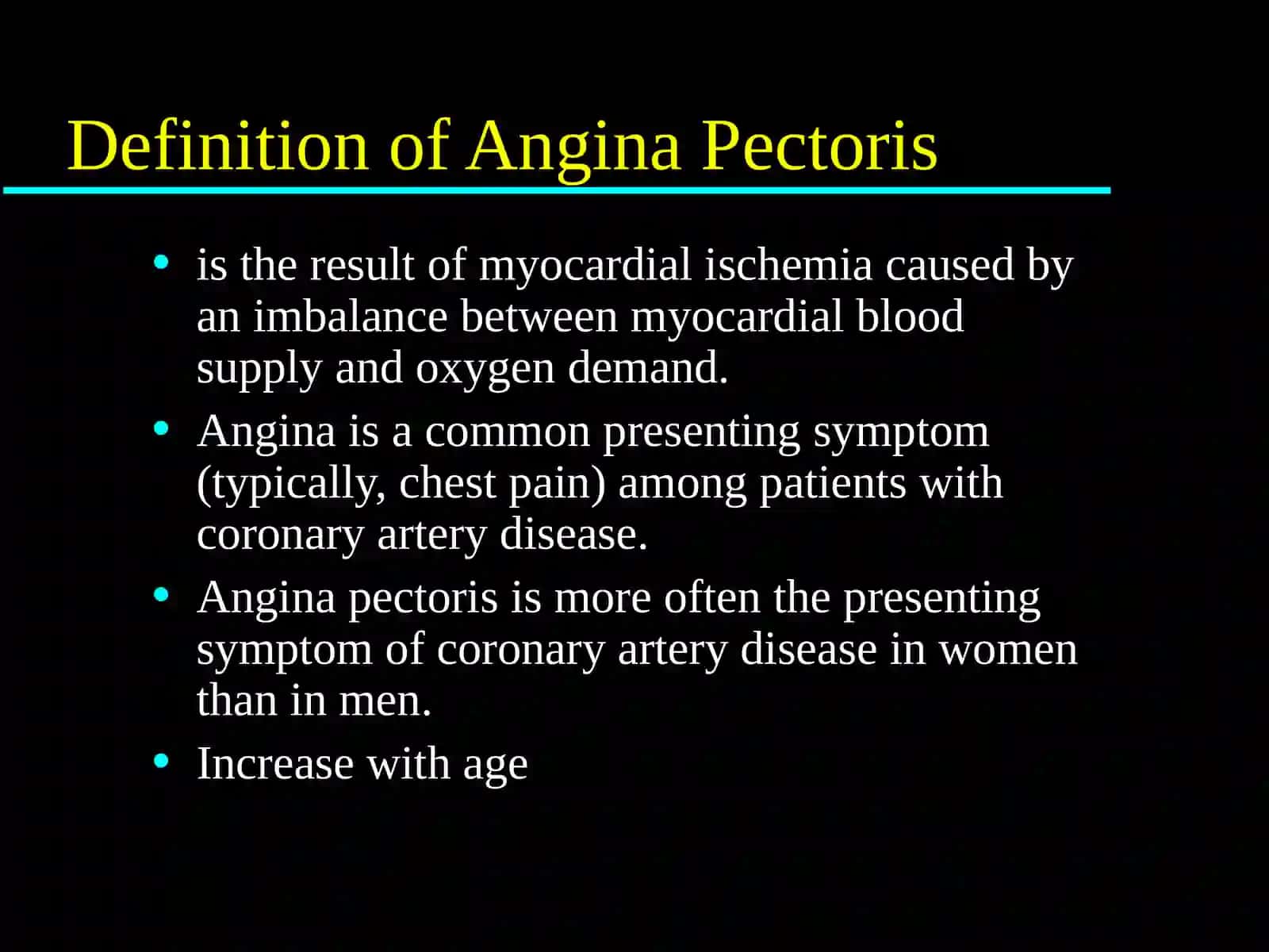 Angina Pectoris 3