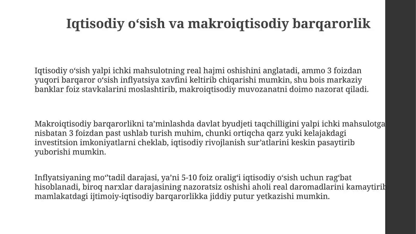 Iqtisodiy muammolar 3