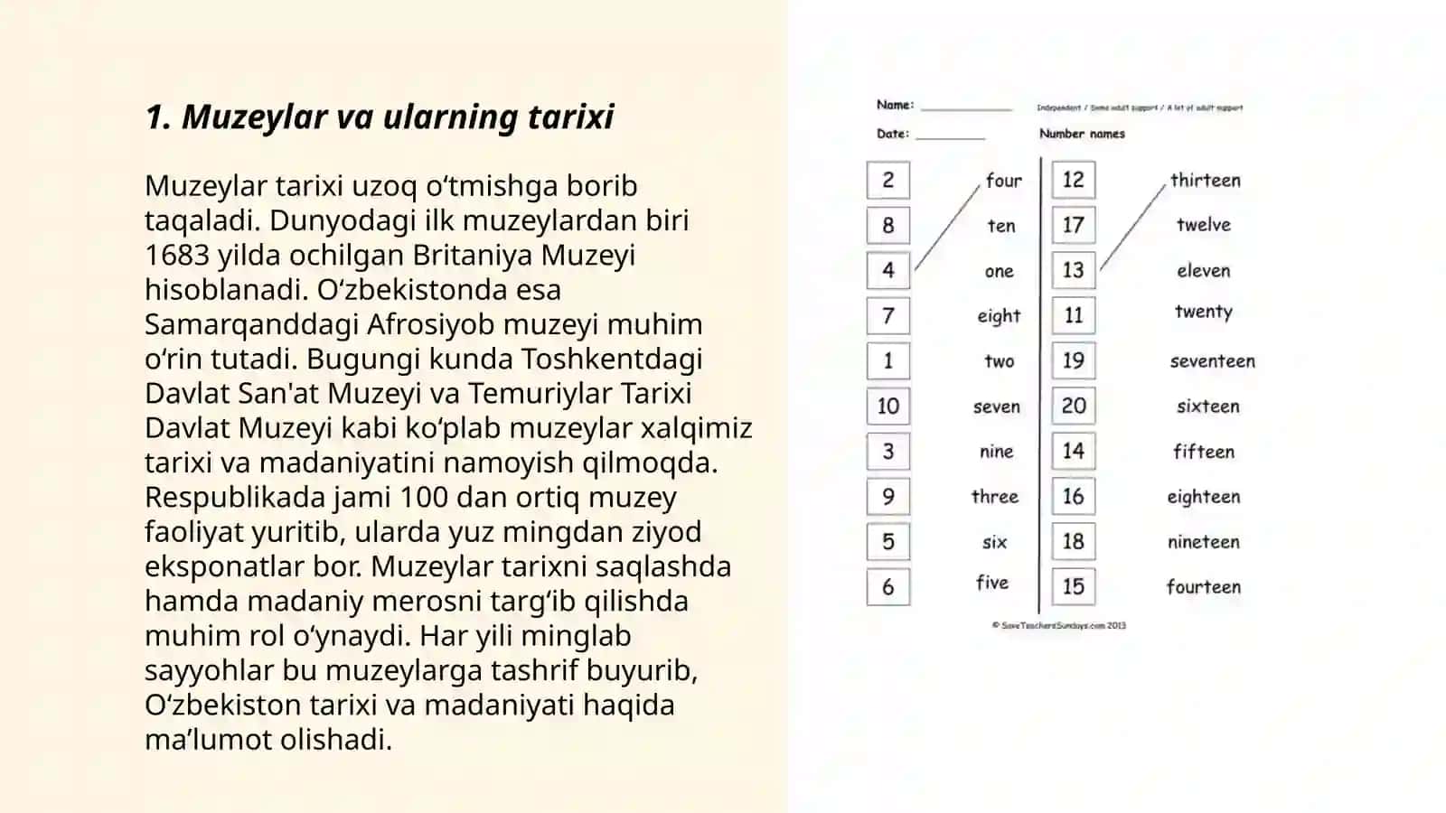 Muzeylar tarixi 3