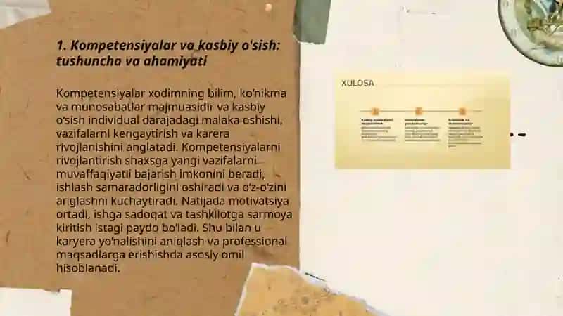 Kompetensiyalarni rivojlantirish xodimning kasbiy o'sishi va motivatsiyasi bilan qanday bog'liq? 3