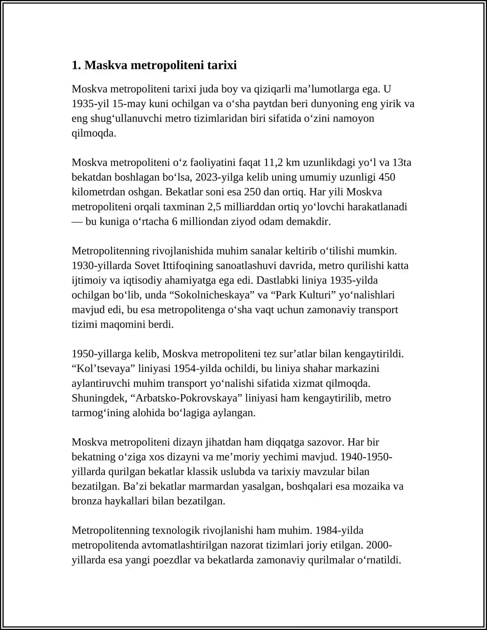 MASKVA METROPOLITEN 3