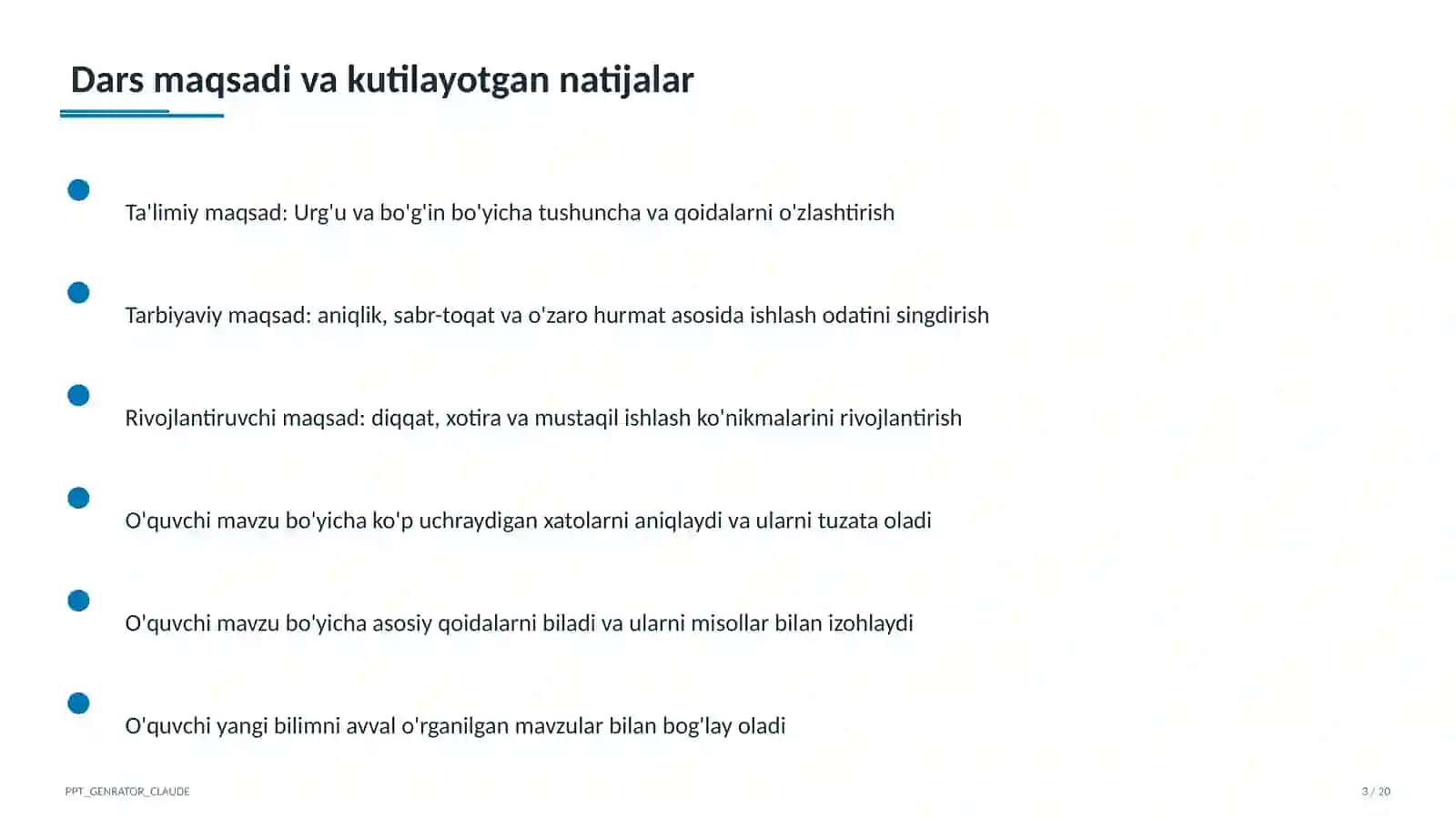 Urg'u va bo'g'in (5-sinf) 3