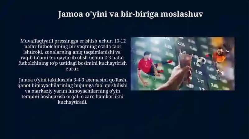 Futbol o'yin texnikasi va taktikasi 3
