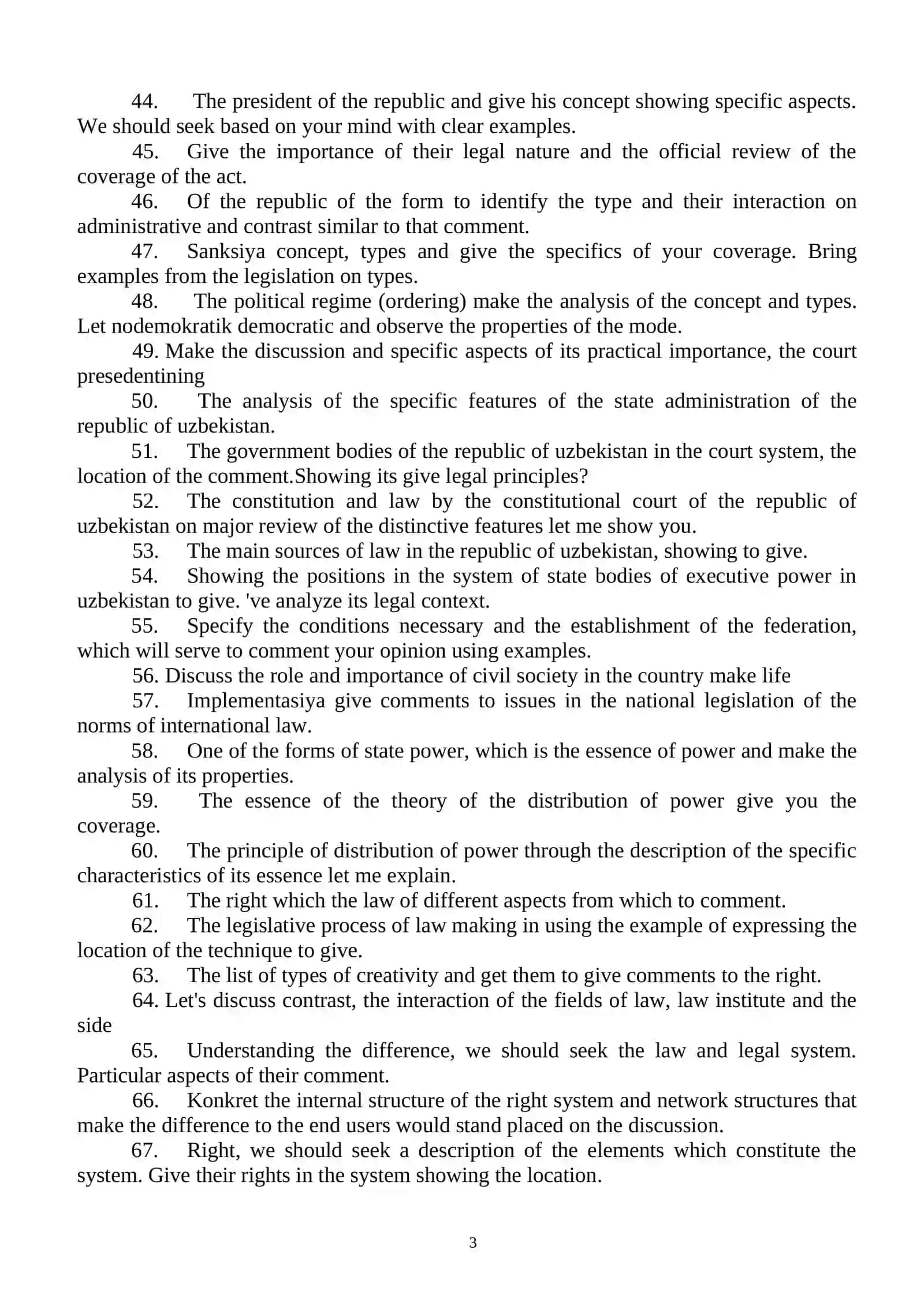Theory of State and Law 3