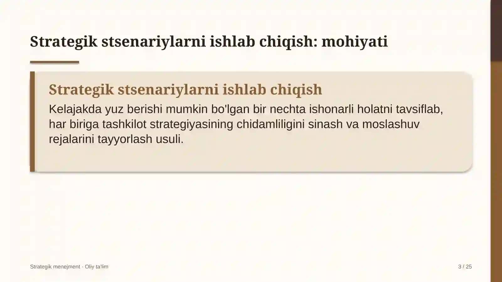 Aviatsiya texnikasini ta'mirlash korxonalarida strategik stsenariylarni ishlab chiqish 3
