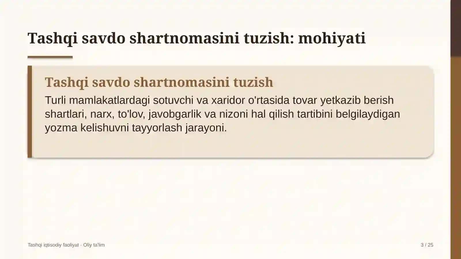meva sabzavot savdosida tashqi savdo shartnomasini tuzish 2218 3