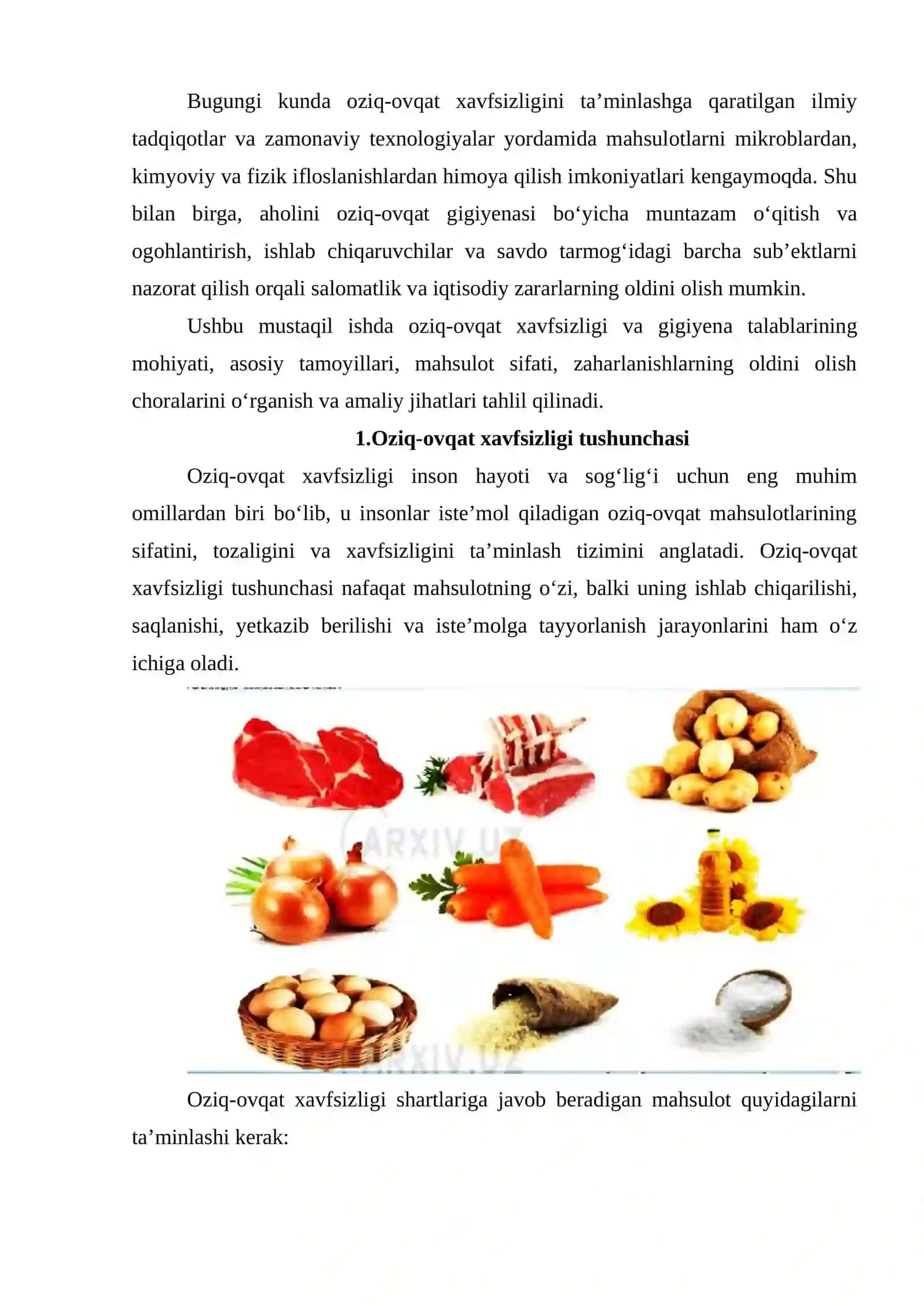 Oziq-ovqat xavfsizligi va gigiyena talablari 3