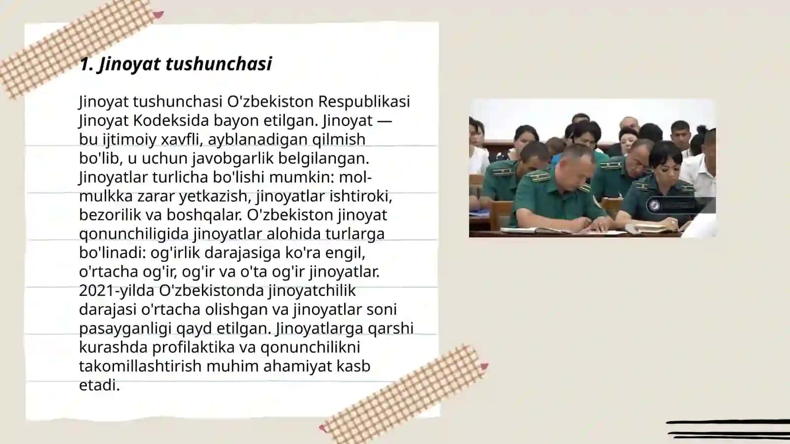 Jinoyatlarni tasniflash 3