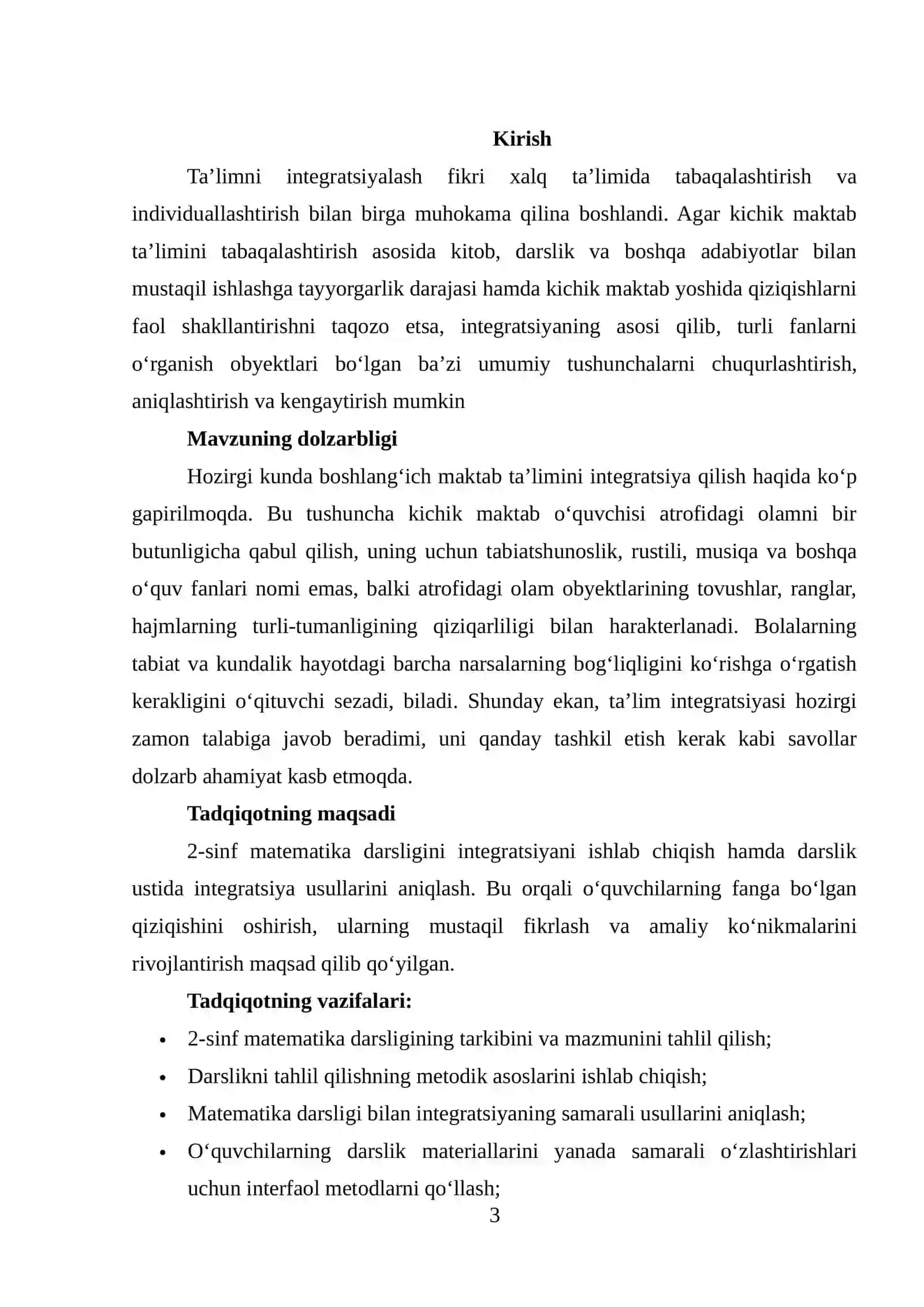 Boshlang‘ich sinflarda matematikadan integrativ oqitish samaradorligini oshirish omil sifatida 3