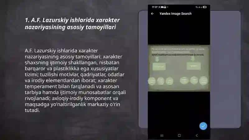 A.F. Lazurskiy ishlarida xarakter psixologiyasi 3