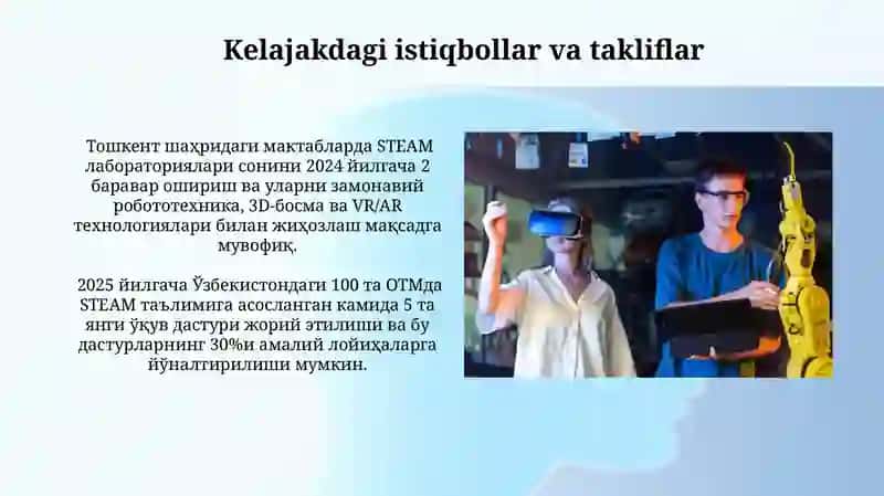Umumiy õrta taʼlimda STEAM texnologiyalari 3