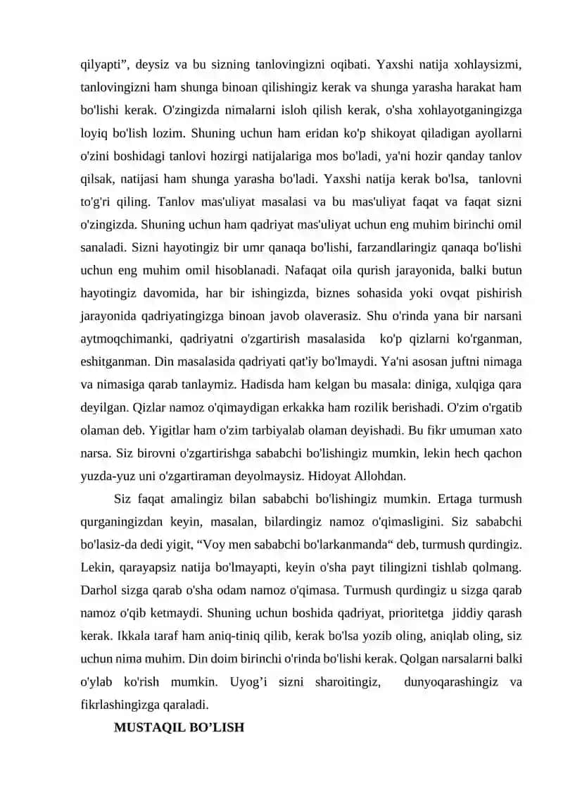 Oilaga ruhan tayyorgarlik 3