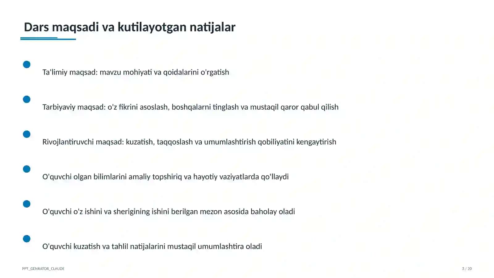 Bir o'zgaruvchili chiziqli tengsizliklar (8-sinf) 3