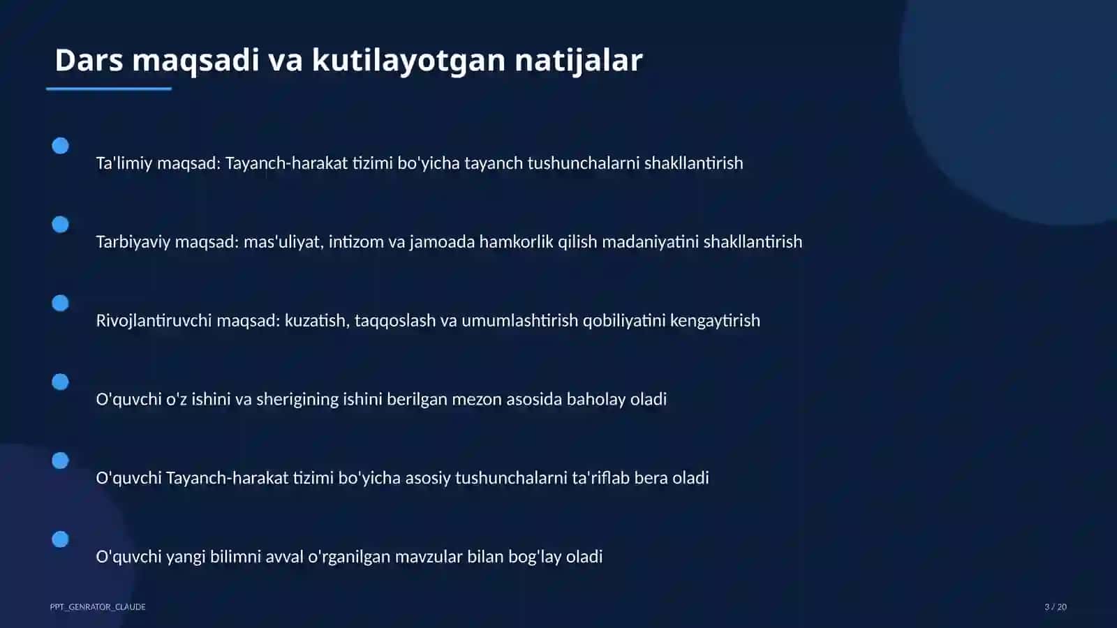 Tayanch-harakat tizimi (8-sinf) 3