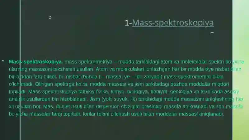 Mass-spektroskopiya 3