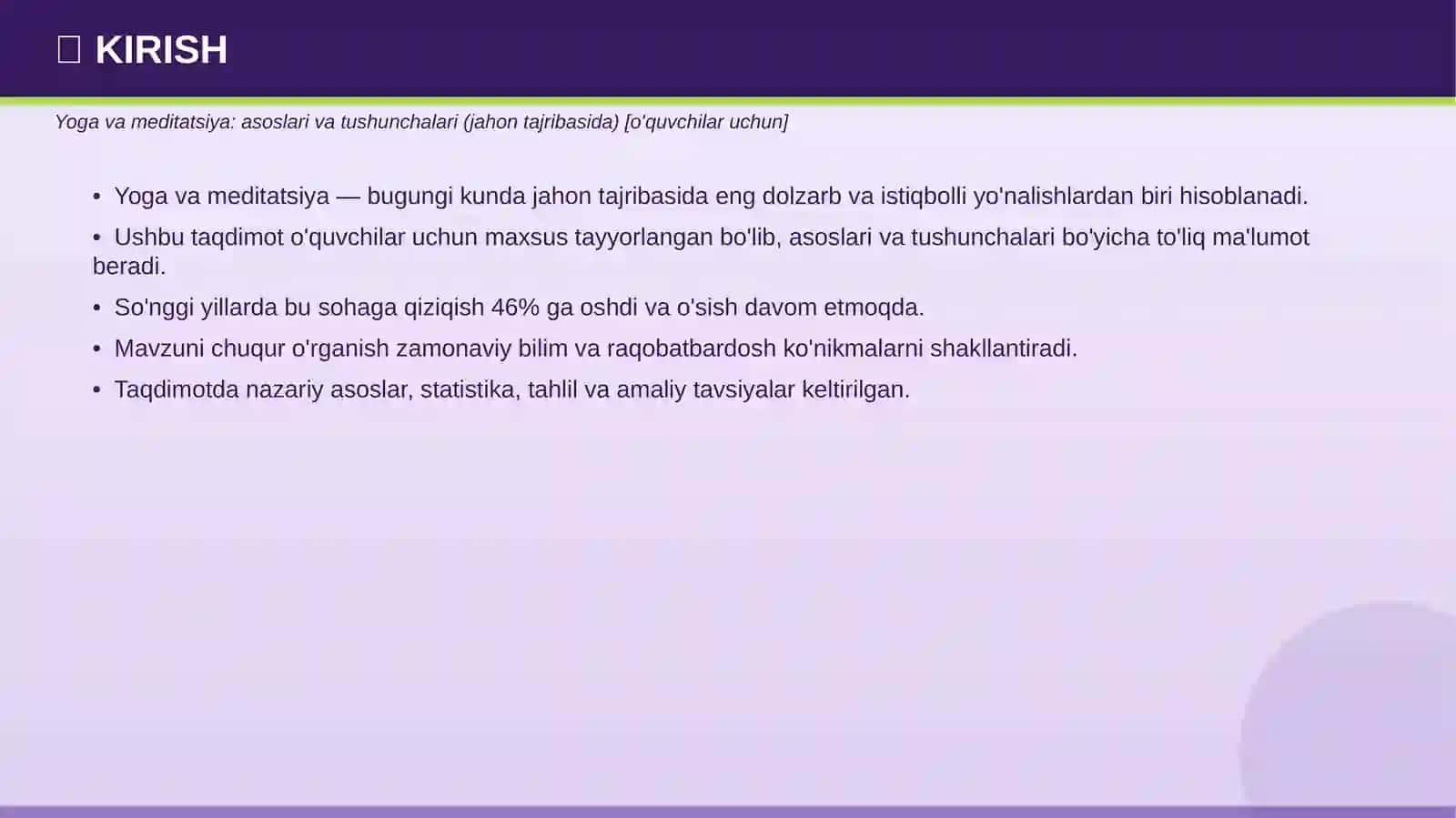 YOGA VA MEDITATSIYA 3