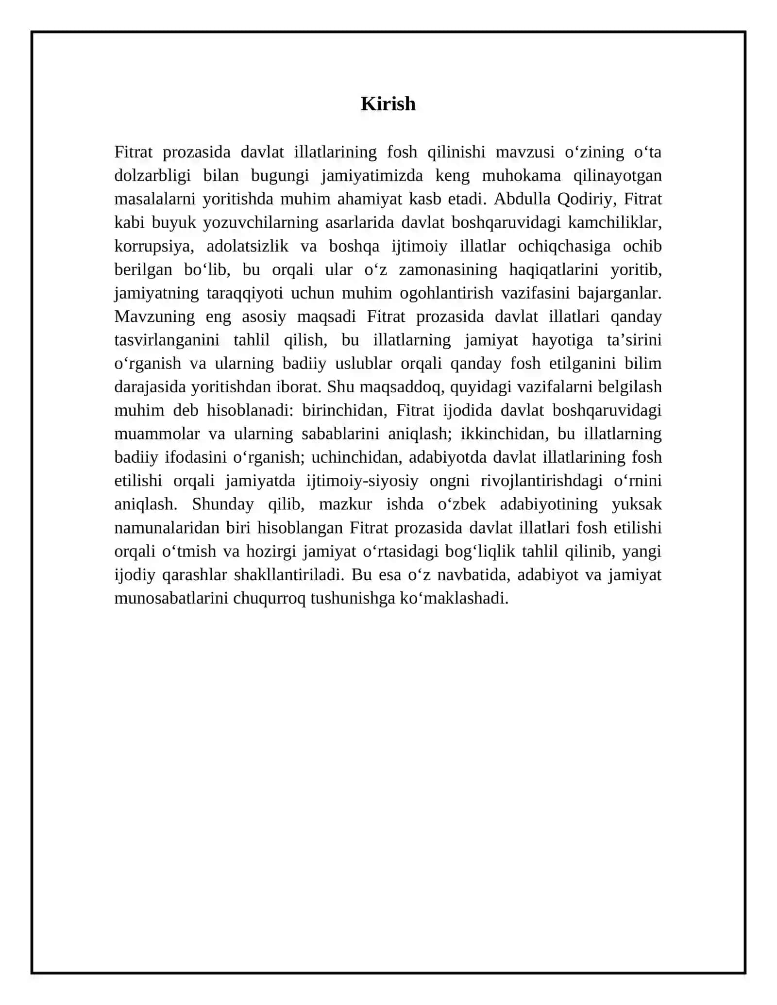 Fitrat prozasida davlat illatlarining fosh qilinishi 3