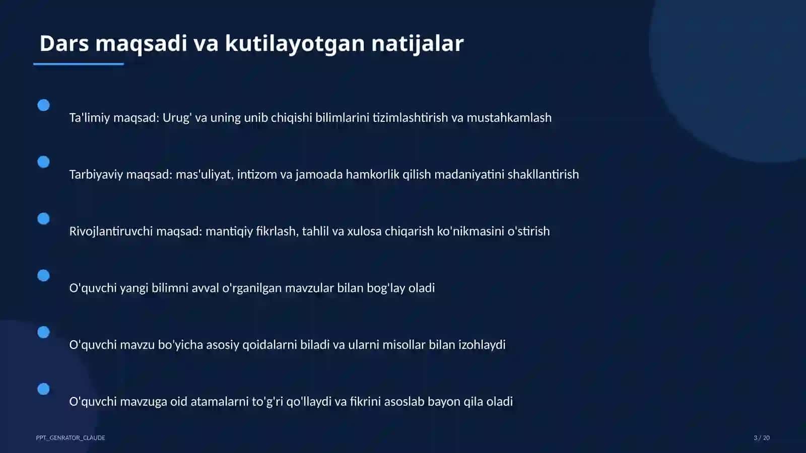Urug' va uning unib chiqishi (5-sinf) 3