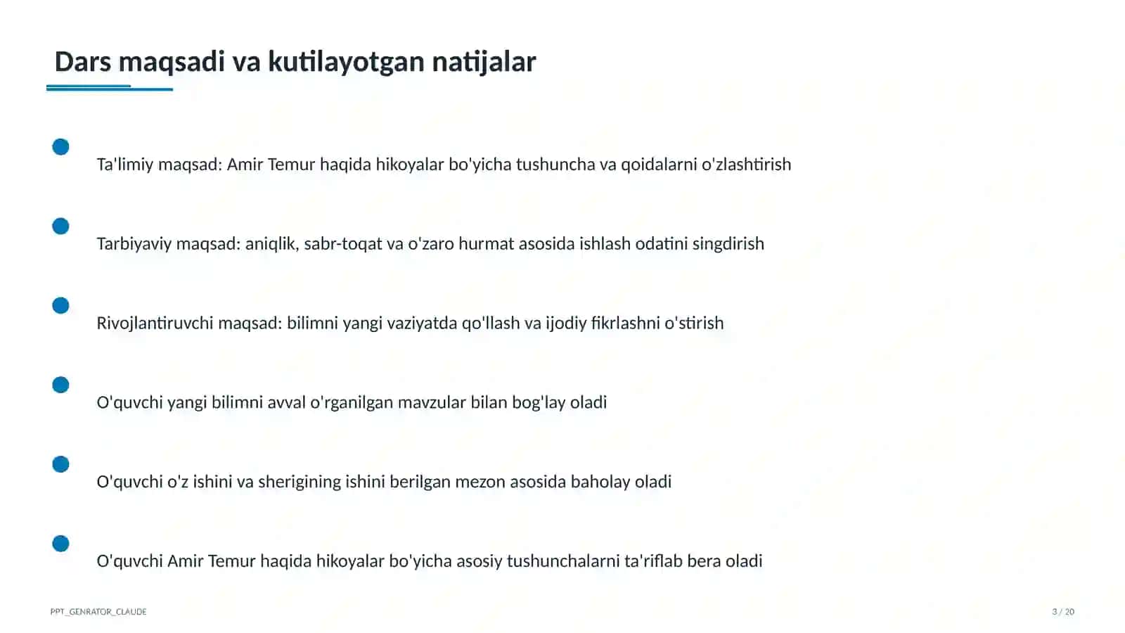 Amir Temur haqida hikoyalar (5-sinf) 3