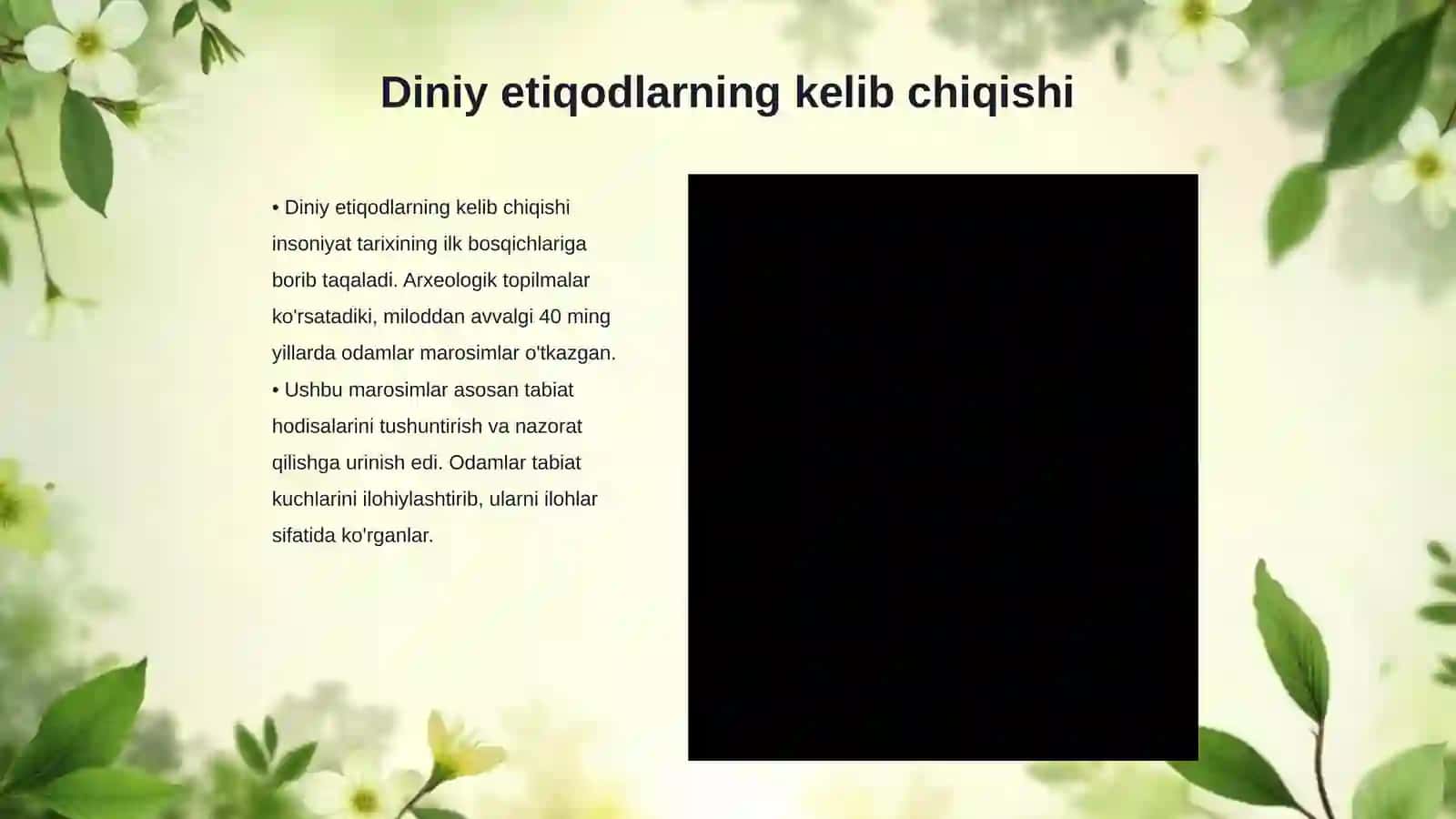 Diniy etiqodlarning kurtaklari va tarixiy shakllari 3