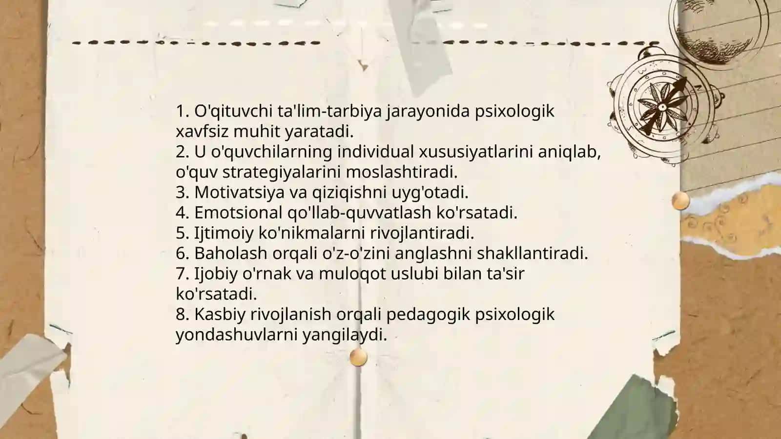 Ta'lim va tarbiya jarayonining psixologik asoslari 3