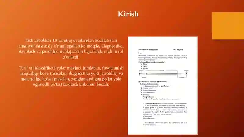 Stomatologik asboblarni tasnifi 3