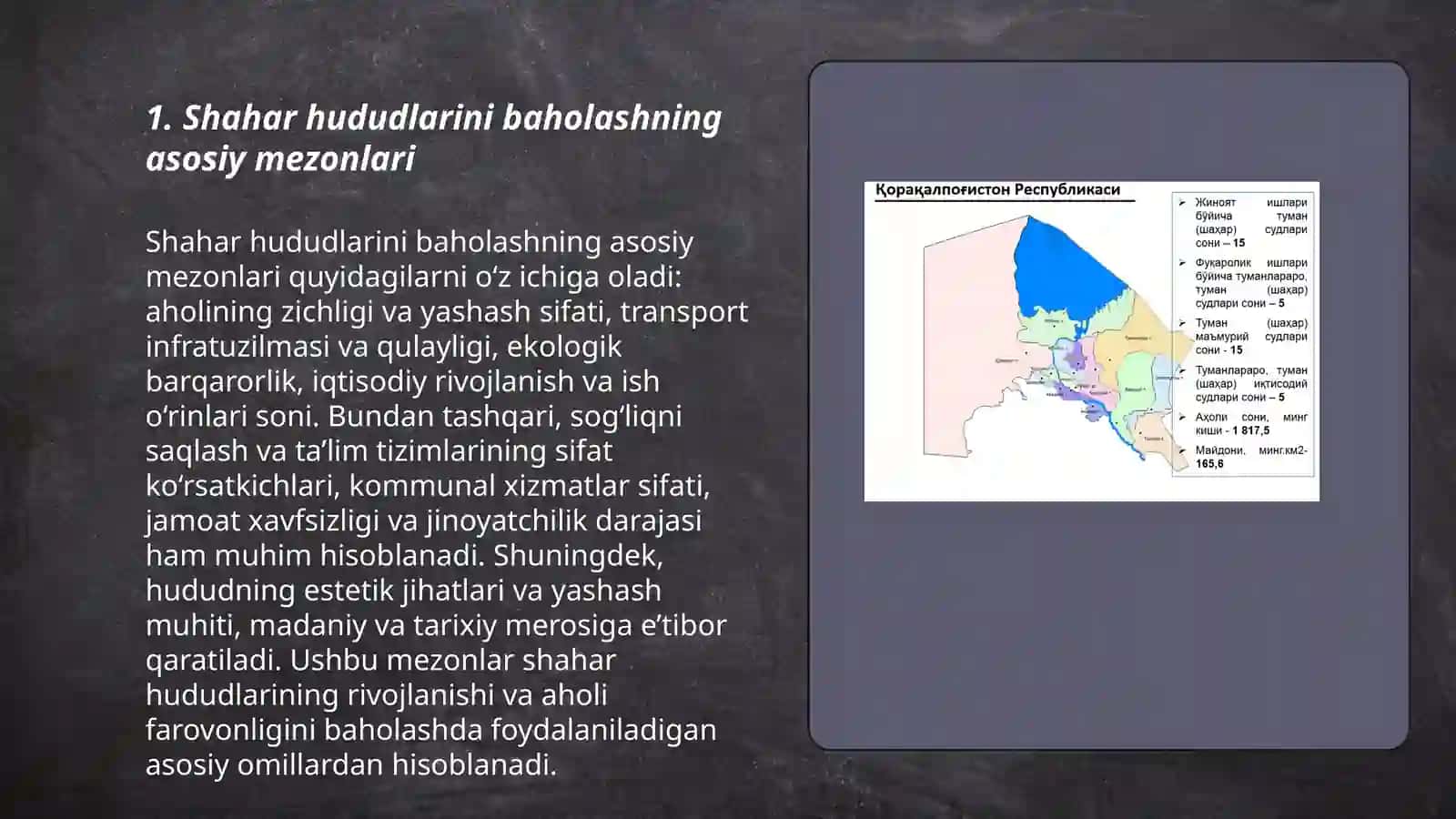 Rivojlantirish maqsadlarida shahar hududlarini majmuali baholash 3