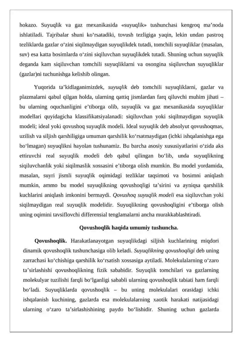 Suyuqliklar 3