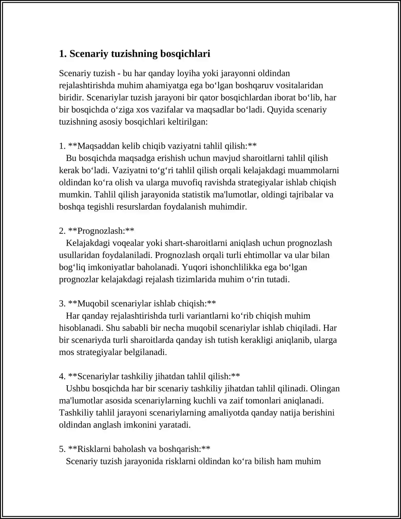 SCENARIY HAQQINDA TUSNIK 3