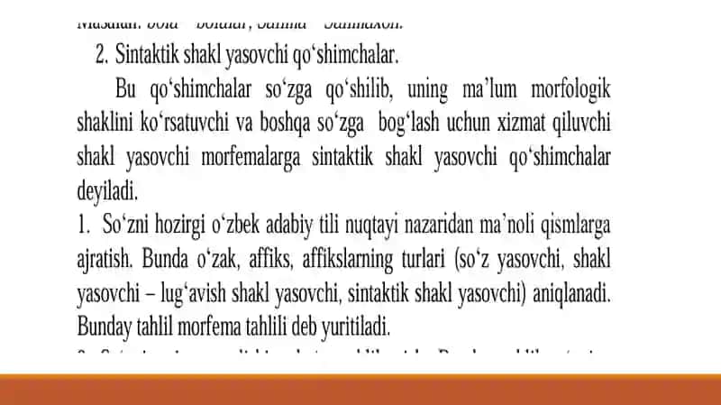 Morfemik tahlil 3
