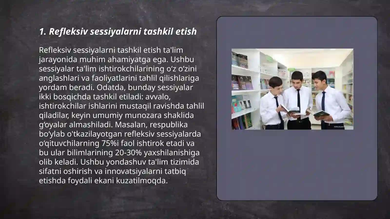 Tyutorlik faoliyatida refleksiv sessiyalar va faol tinglash texnologiyalari 3