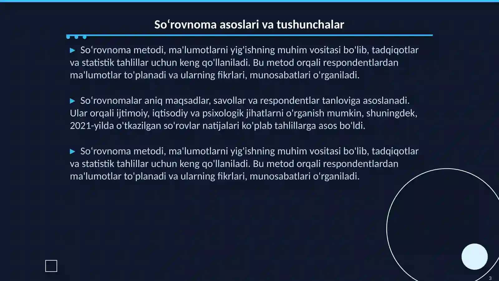 Soʻrovnoma metodi 3