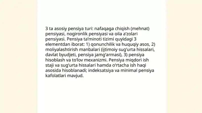 Òzbekistonda fuqarolarni ijtimoiy himoya qilishning asosiy yònalishlari 3