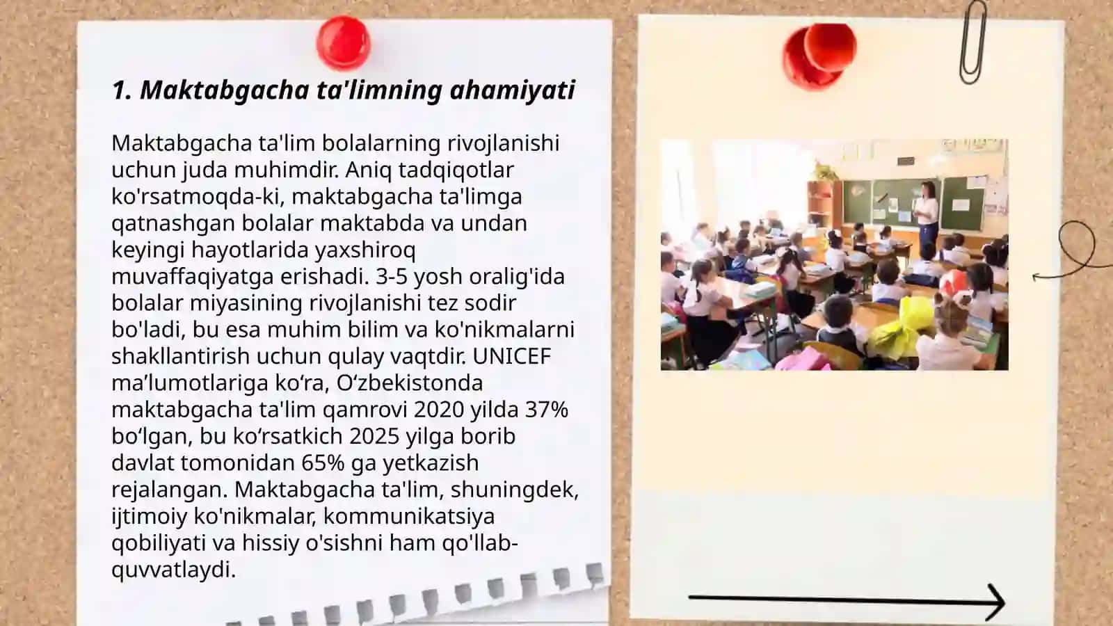 Maktabgacha ta'lim uzluksiz ta'limning alohida turi va boʻgʻini sifatida 3