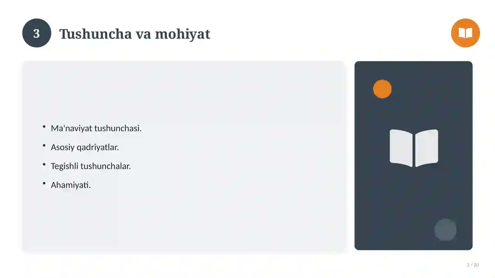 Dinshunoslik: nazariy asoslari, tizimli yondashuvda (Amaliyot hisoboti) 3
