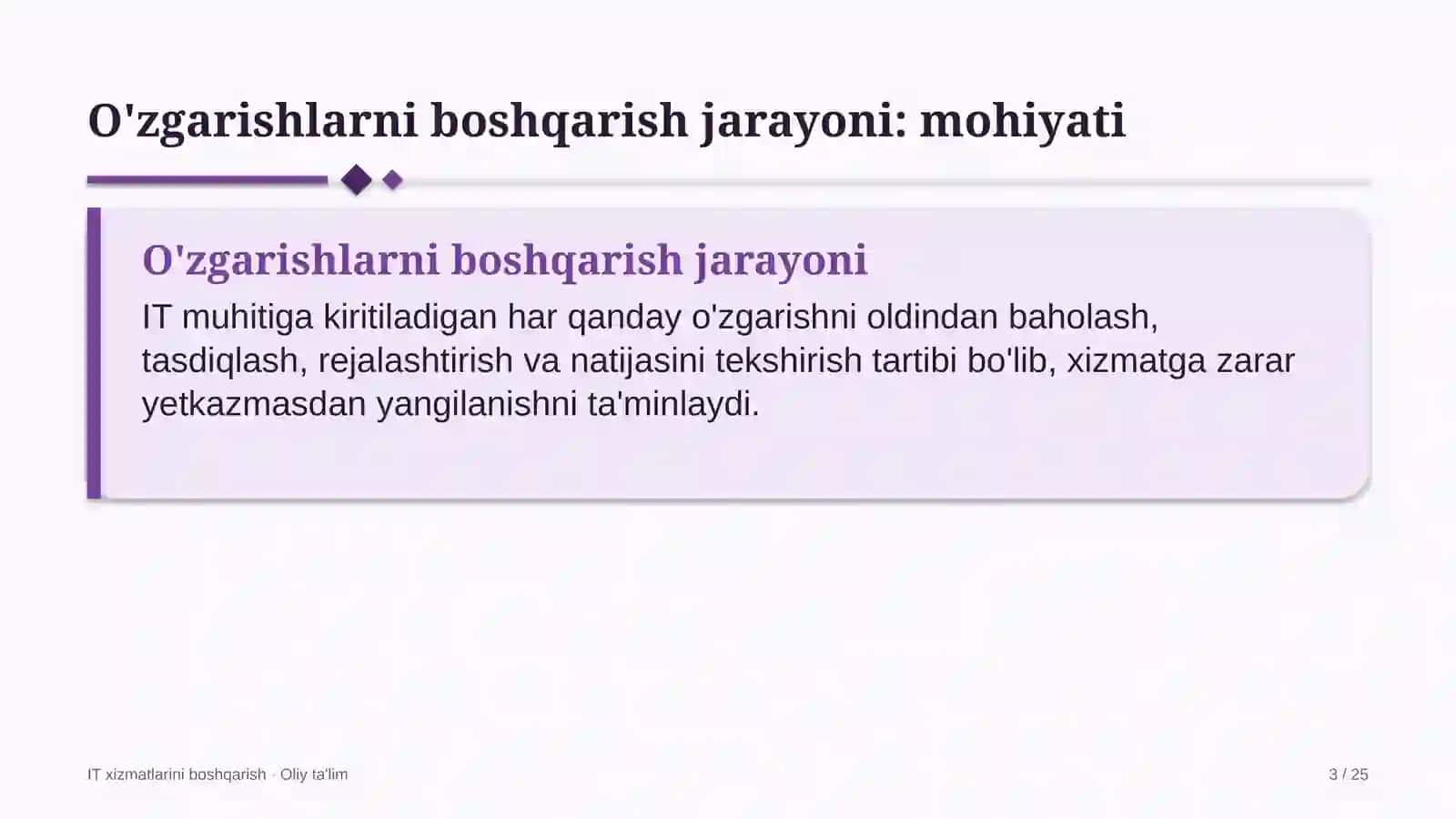 fuqarolik holati dalolatnomalarini yozish organlarida o'zgarishlarni boshqarish jarayonini joriy etish 1452 3