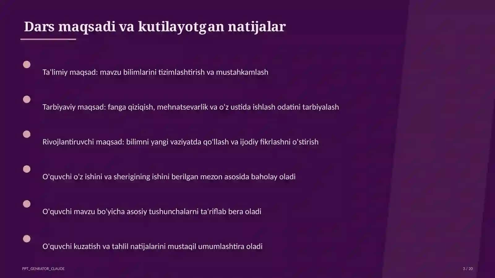 Metall bilan ishlash: tunuka buyumlar (6-sinf) 3