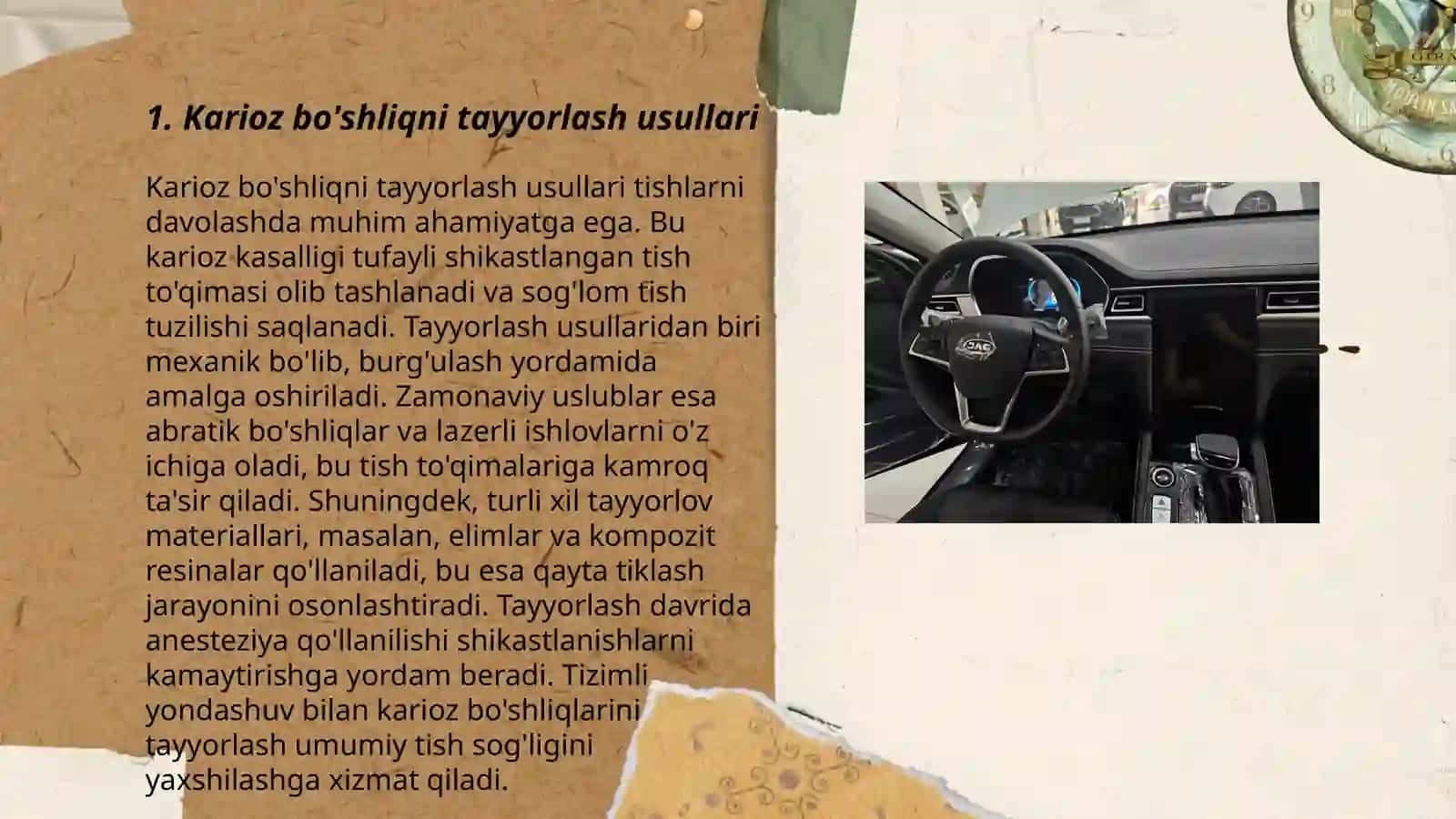 Karioz bo’shliqni kompozision plomba ashyosi bilan plombalash 3