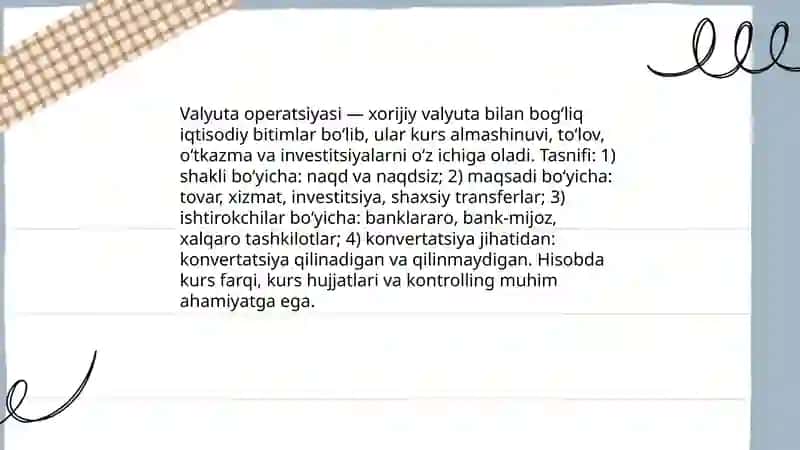 Valyuta operatsiyalari hisobi 3