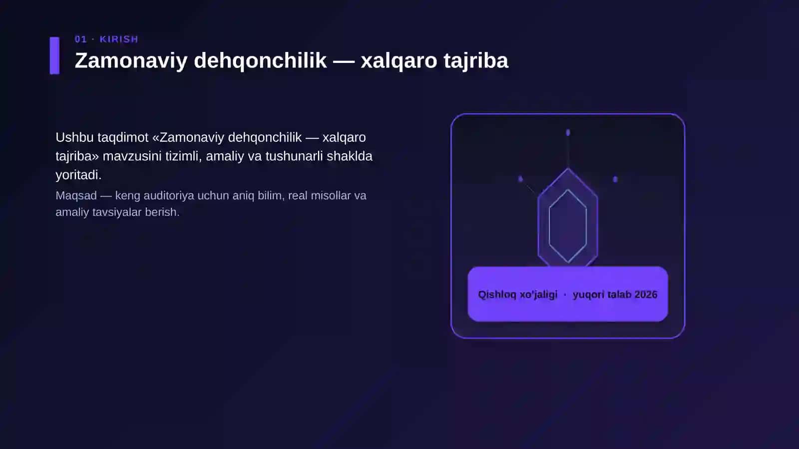 Zamonaviy dehqonchilik - xalqaro tajriba 3