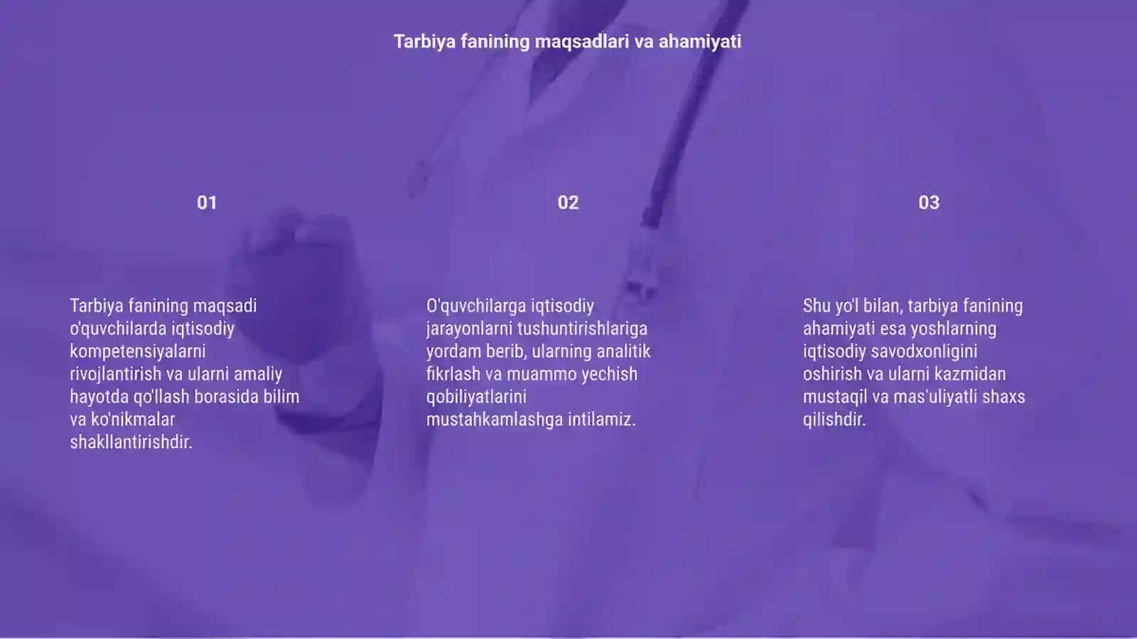 Tarbiya fanini oʻqitish jarayonida o'quvchilarda iqtisodiy kompetensiyalarni shakllantirish yoʻllari 3