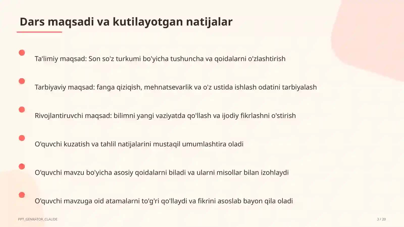 Son so'z turkumi (4-sinf) 3