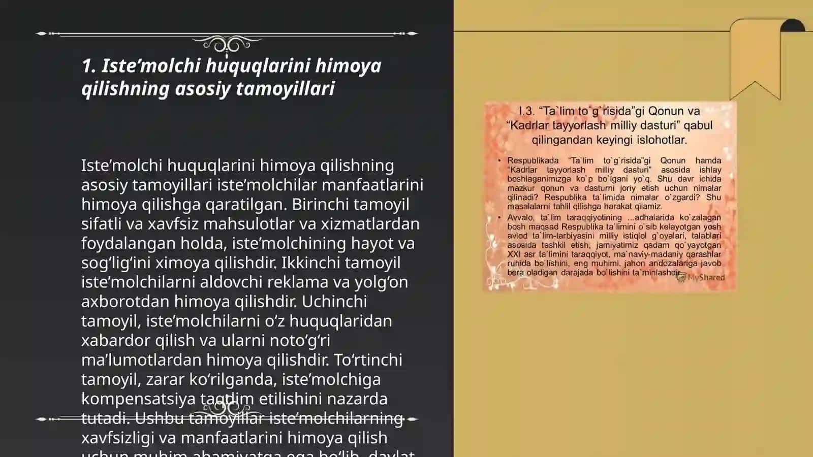 Iste’molchilar xuquqini ximoya qilish to‘g‘risidagi qonun 3
