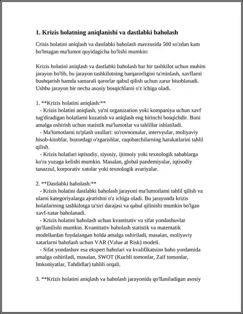 KRIZIS HOLATDA BOʻLGAN BEMORLARGA MASLAHAT BERISH. YOʻQOTISH. BEMOR HOLATINING ÓZIGA XOSLIGI 3