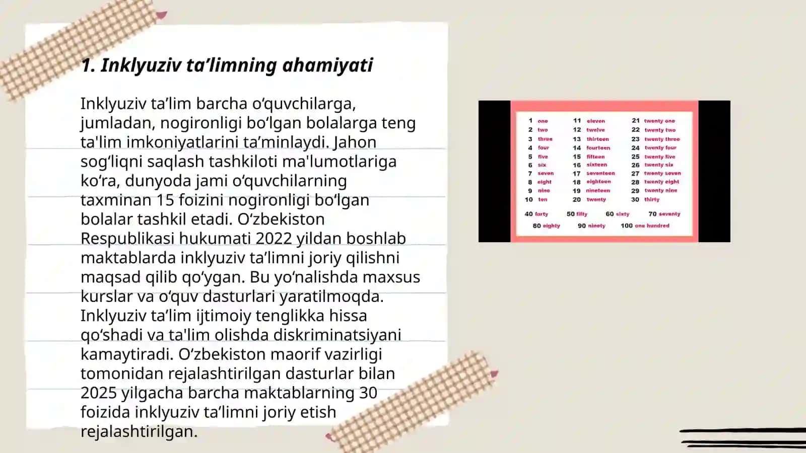 Inklyuziv taʼlim uchun maxsuslar 3